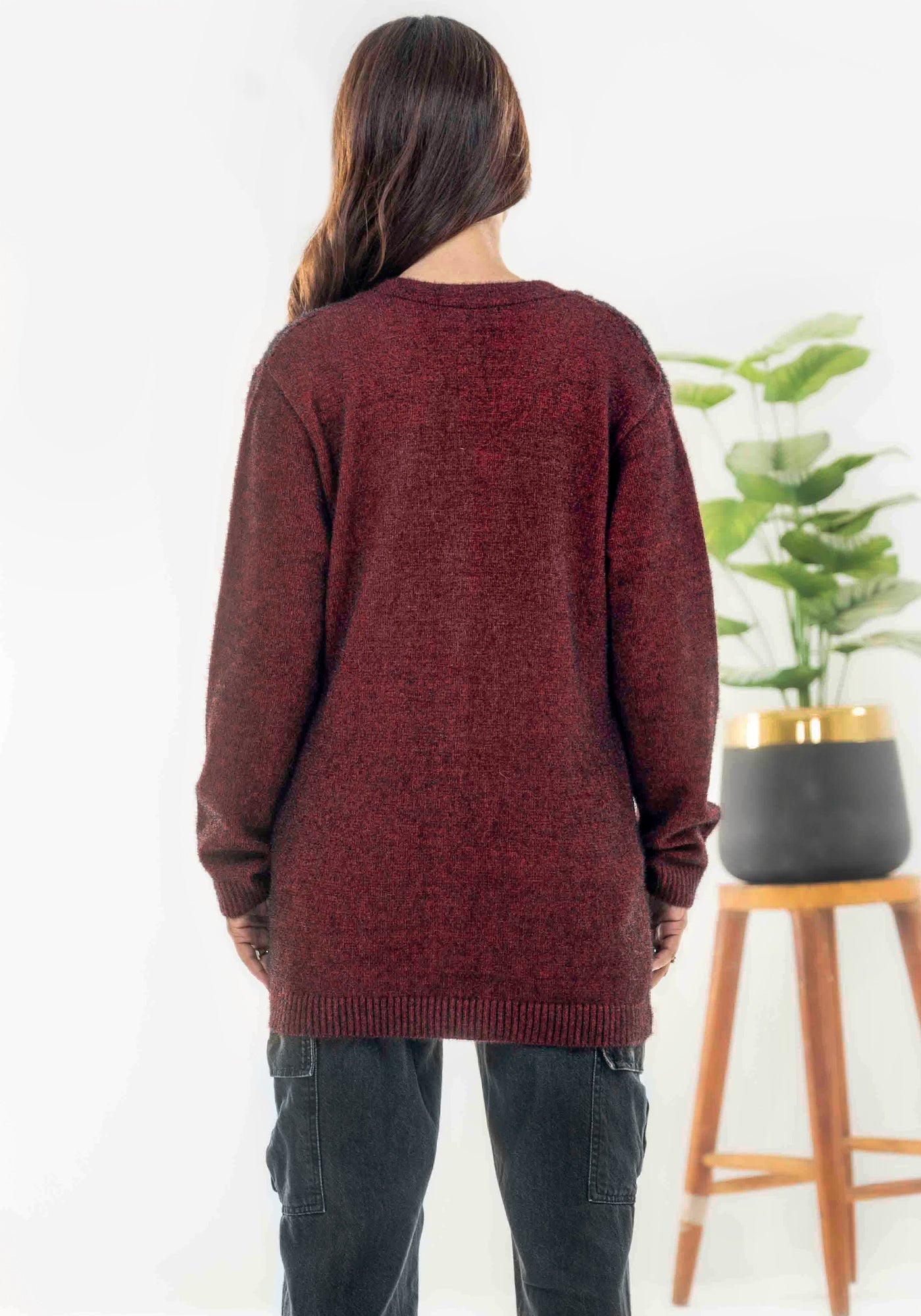 Soft Acrylic Wool Cardigan