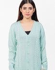 Acrylic Wool Sleeve Less Cardigan