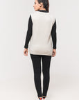 Acrylic Wool Sleeve Less Cardigan