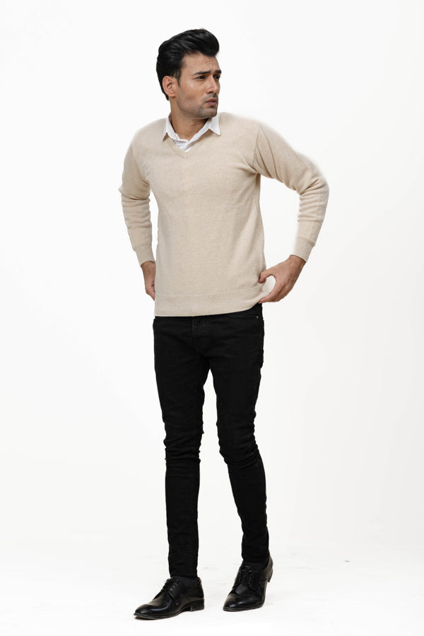 100% Lambswool Plain Pullover