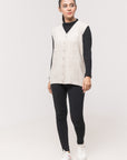 Acrylic Wool Sleeve Less Cardigan