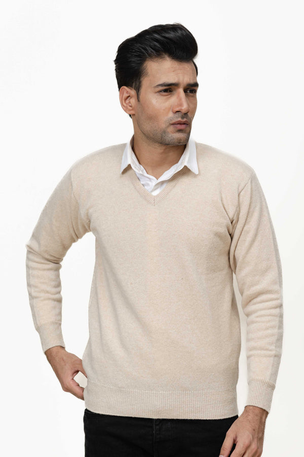 100% Lambswool Plain Pullover