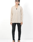 100% Lambswool Full Sleeve Cardigan