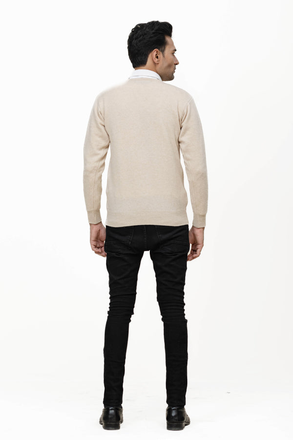 100% Lambswool Plain Pullover
