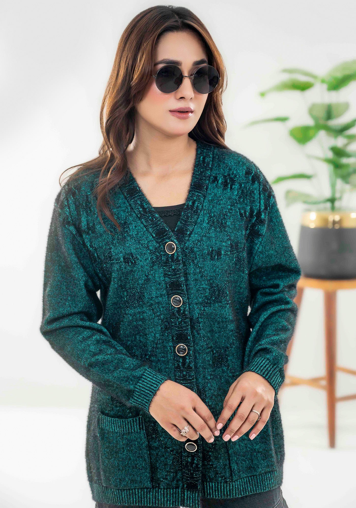 Soft Acrylic Wool Cardigan