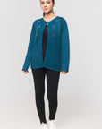 Acrylic Wool Cardigan