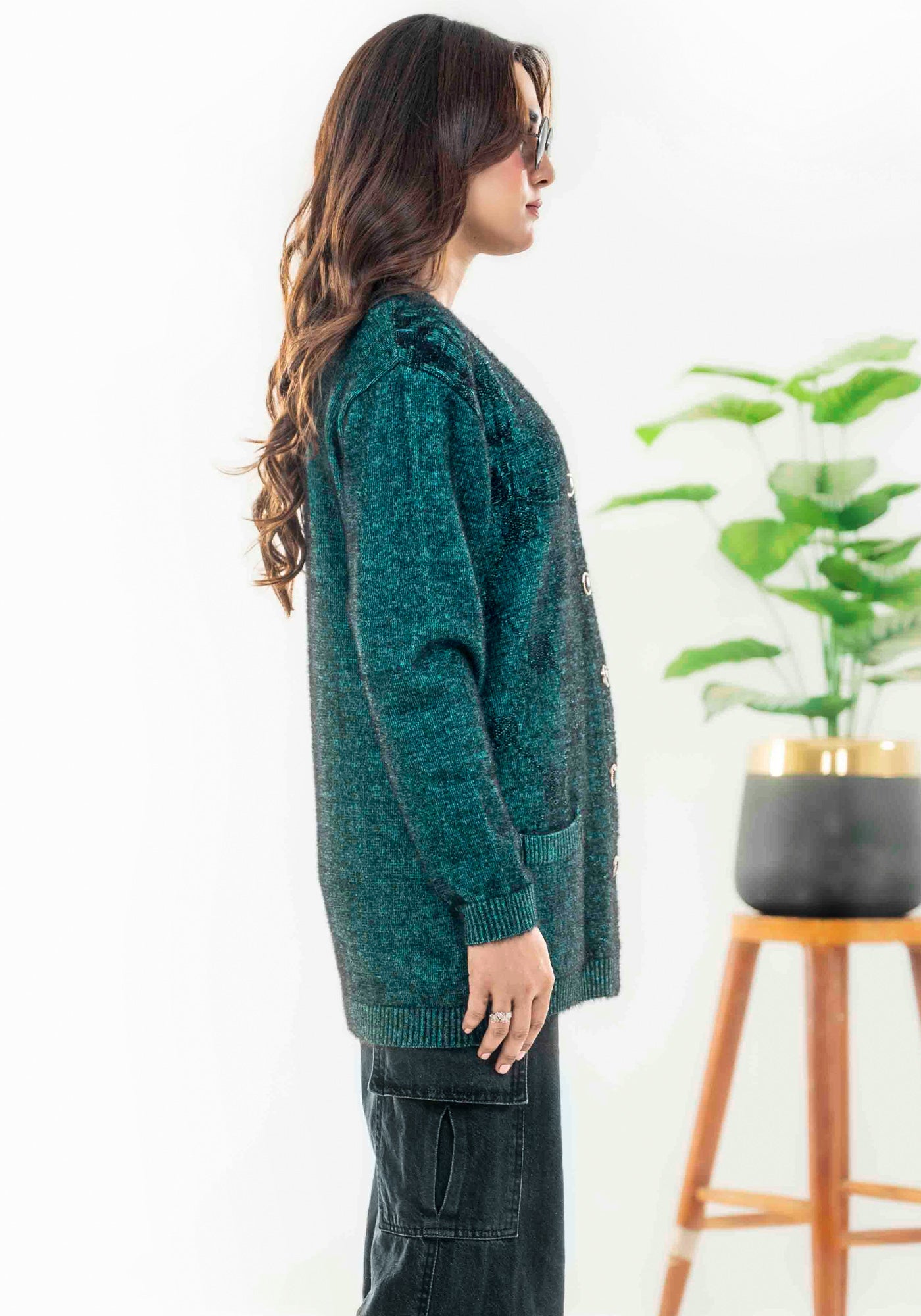 Soft Acrylic Wool Cardigan