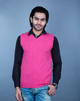100% Super Lambswool Plain Sleeveless