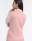 Acrylic Wool Sleeve Less Cardigan