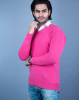 100% Super Lambswool Plain Pullover