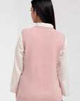 Acrylic Wool Sleeve Less Cardigan