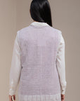 Soft Acrylic Wool Sleeveless Cardigan