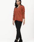 100% Lambswool Full Sleeve Cardigan