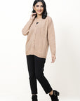 100% Lambswool Full Sleeve Cardigan