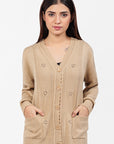 Acrylic Wool Cardigan