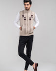 100% Lambswool Sleeveless Zipper