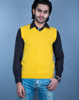 100% Super Lambswool Plain Sleeveless