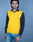 100% Super Lambswool Plain Sleeveless