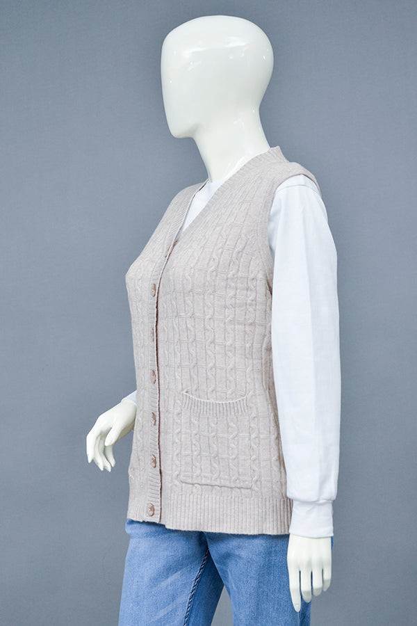 Acrylic Wool Cardigan