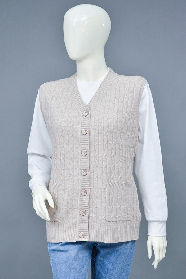 Acrylic Wool Cardigan