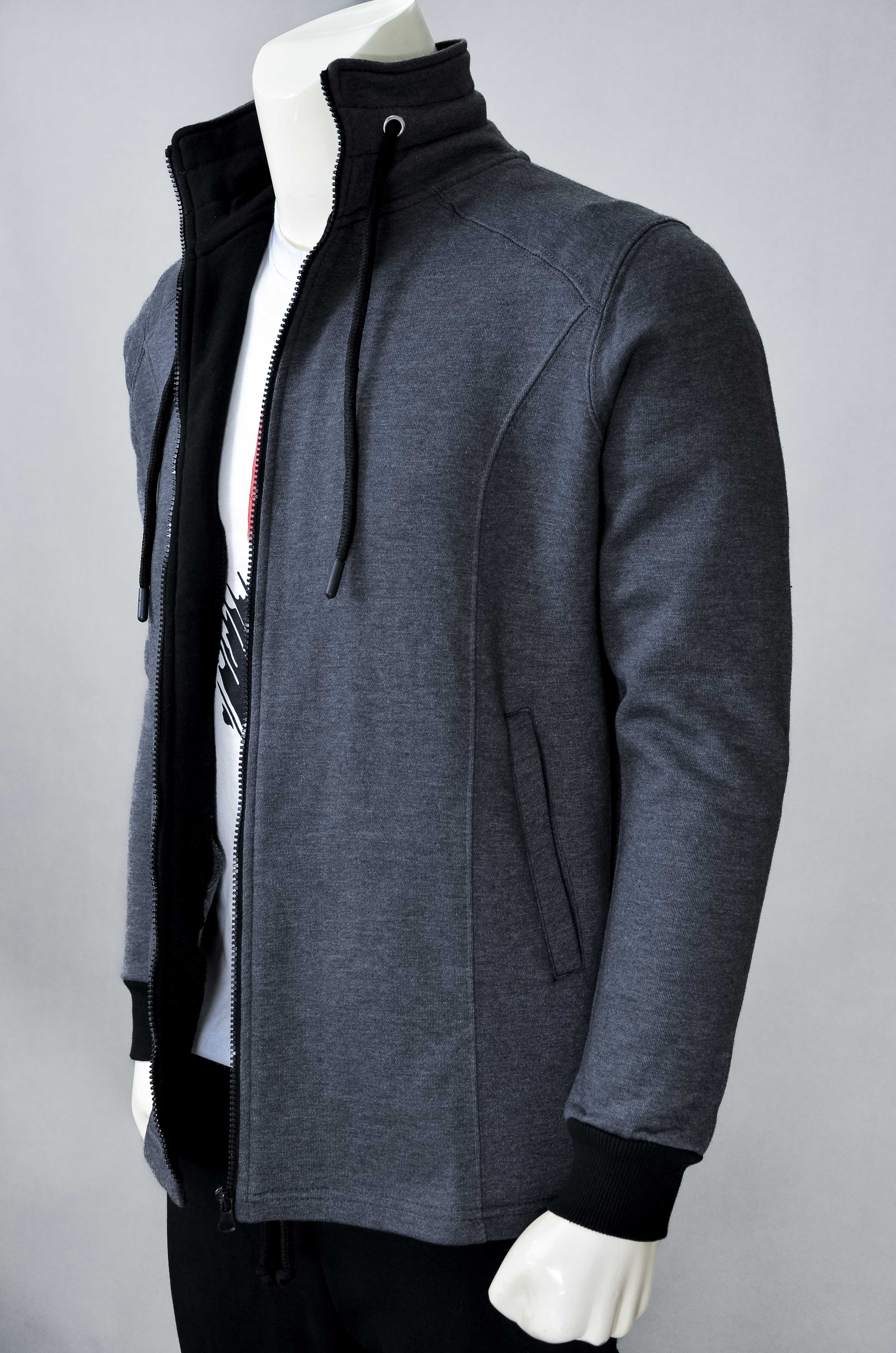 Casual Fleece Jacket with Zipper