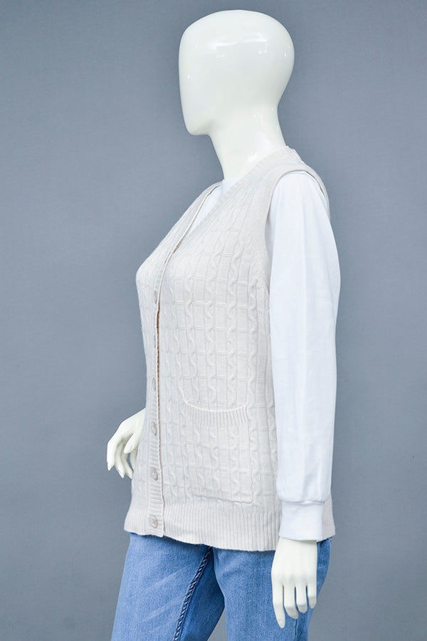 Acrylic Wool Cardigan