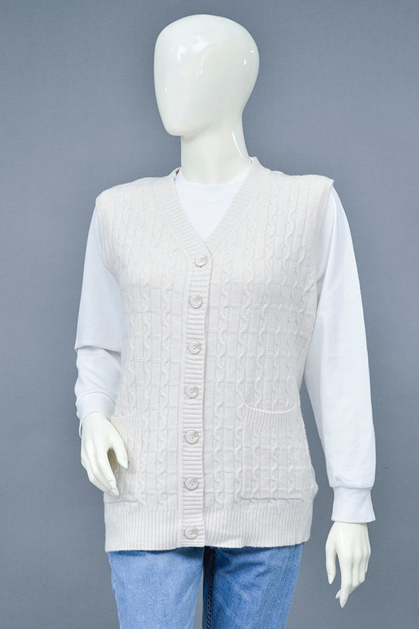 Acrylic Wool Cardigan