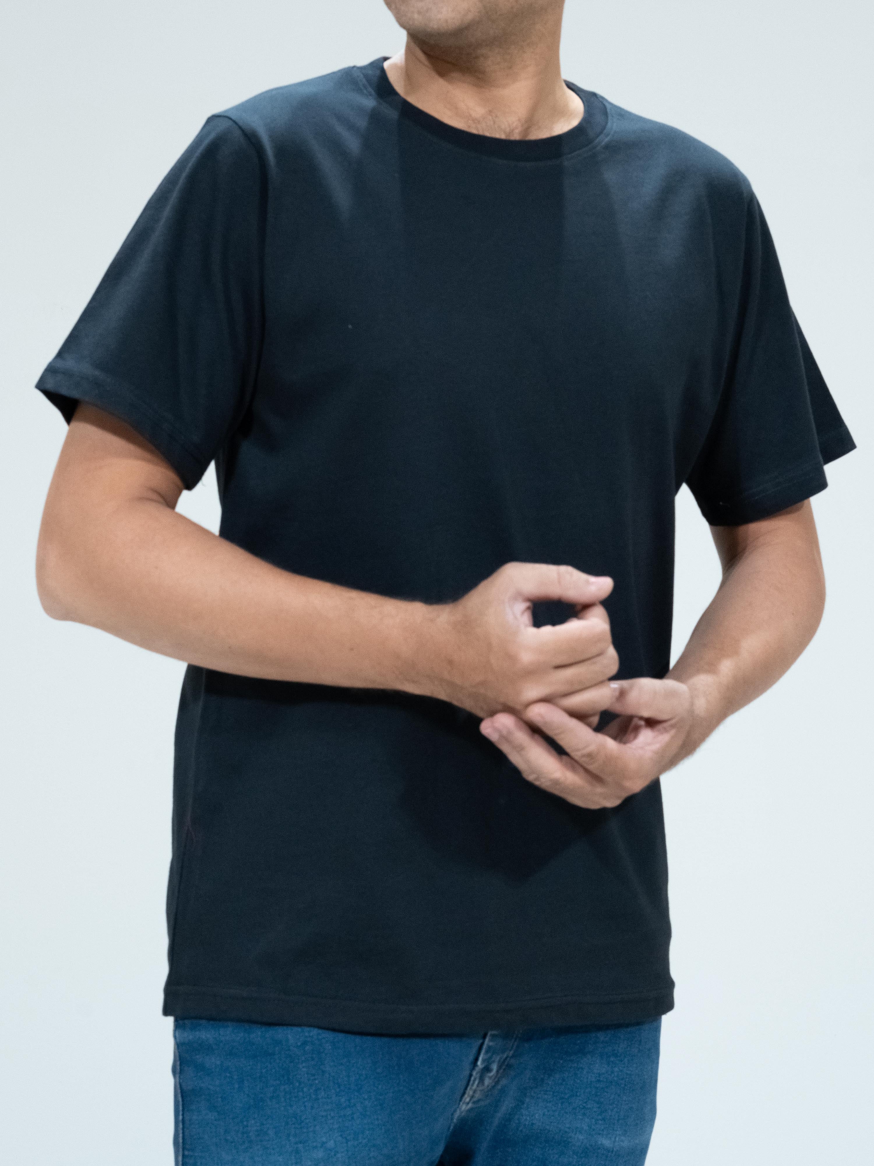 100% Cotton Round Neck T-Shirt