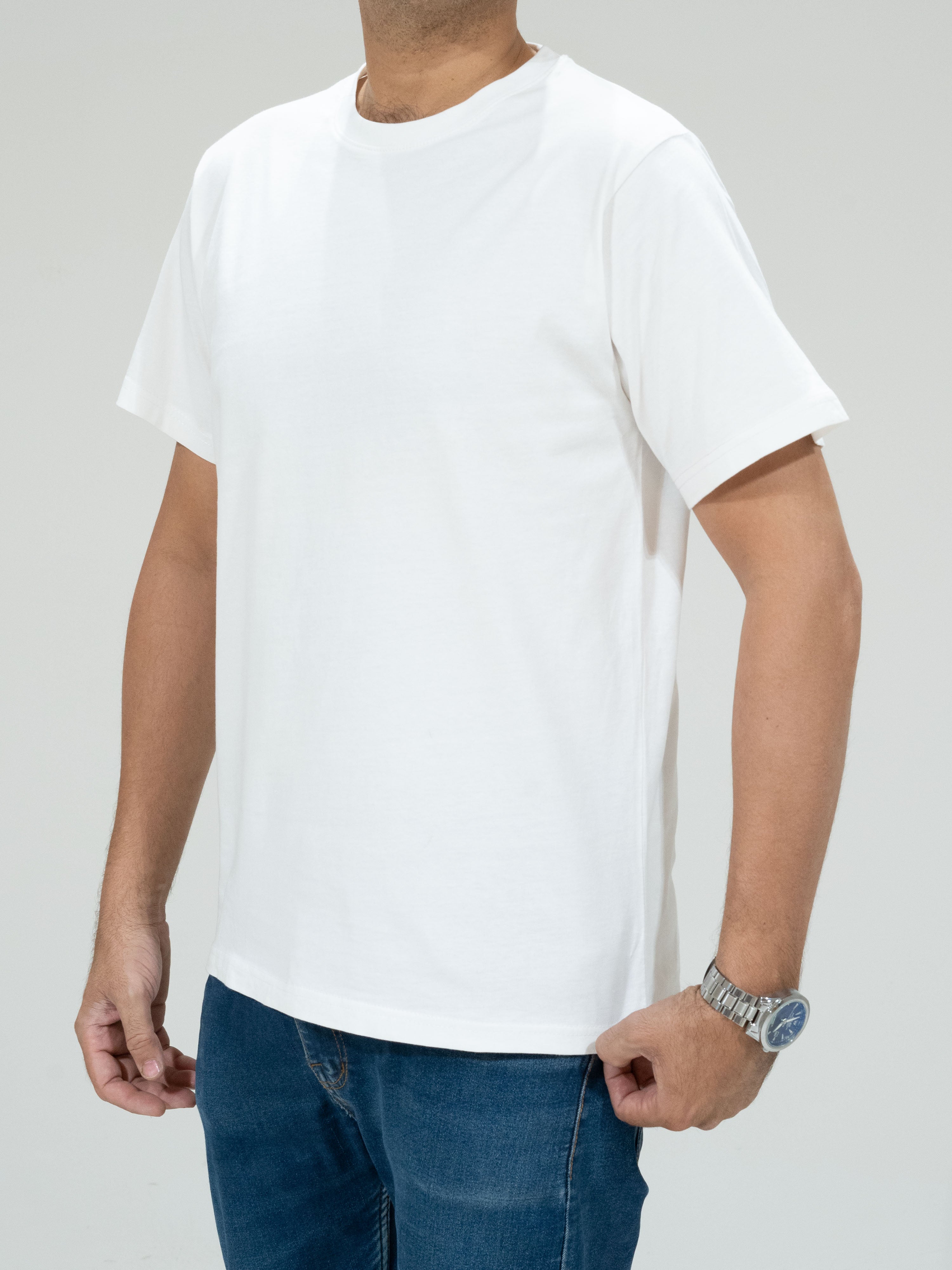 100% Cotton Round Neck T-Shirt