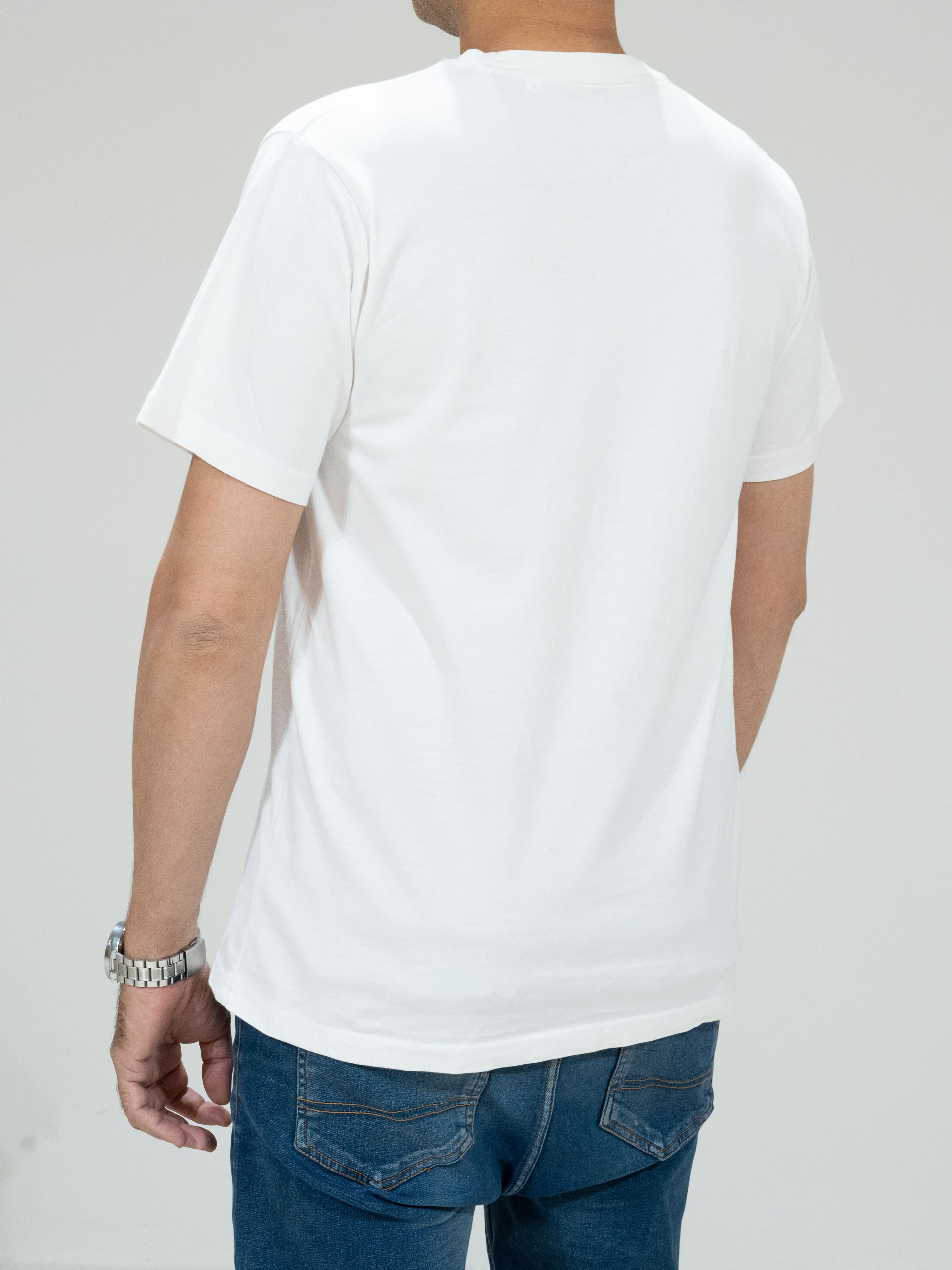 100% Cotton Round Neck T-Shirt