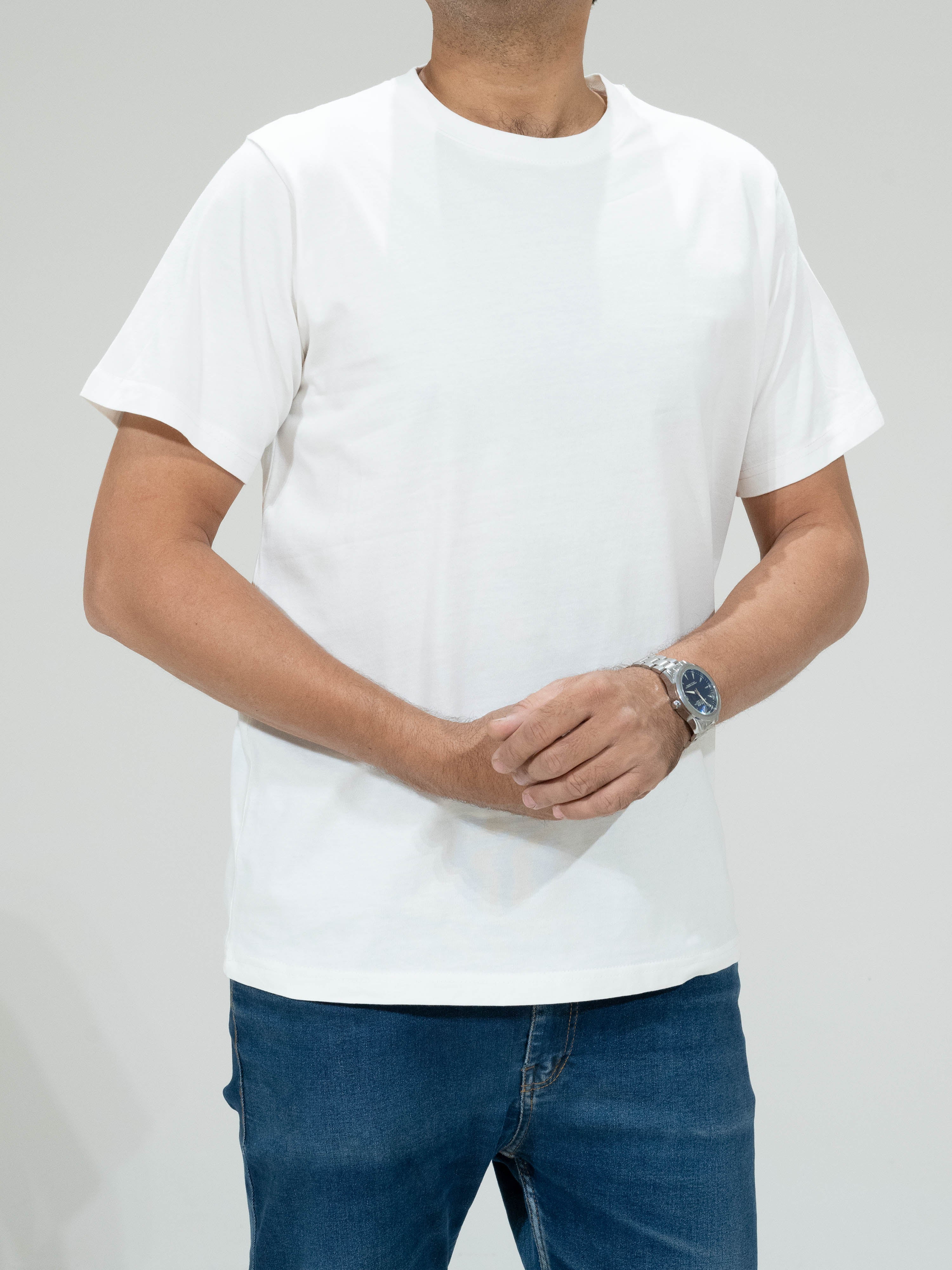 100% Cotton Round Neck T-Shirt