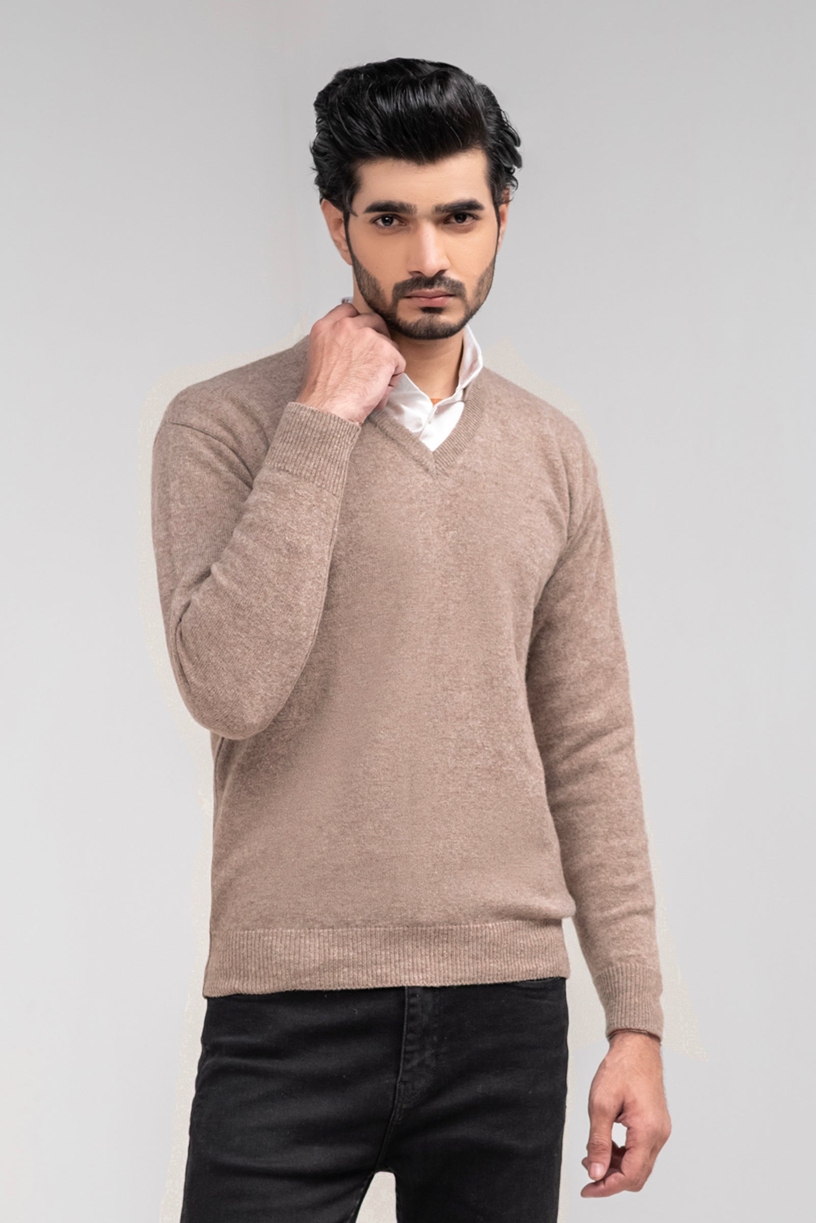 100% Lambswool Plain Pullover