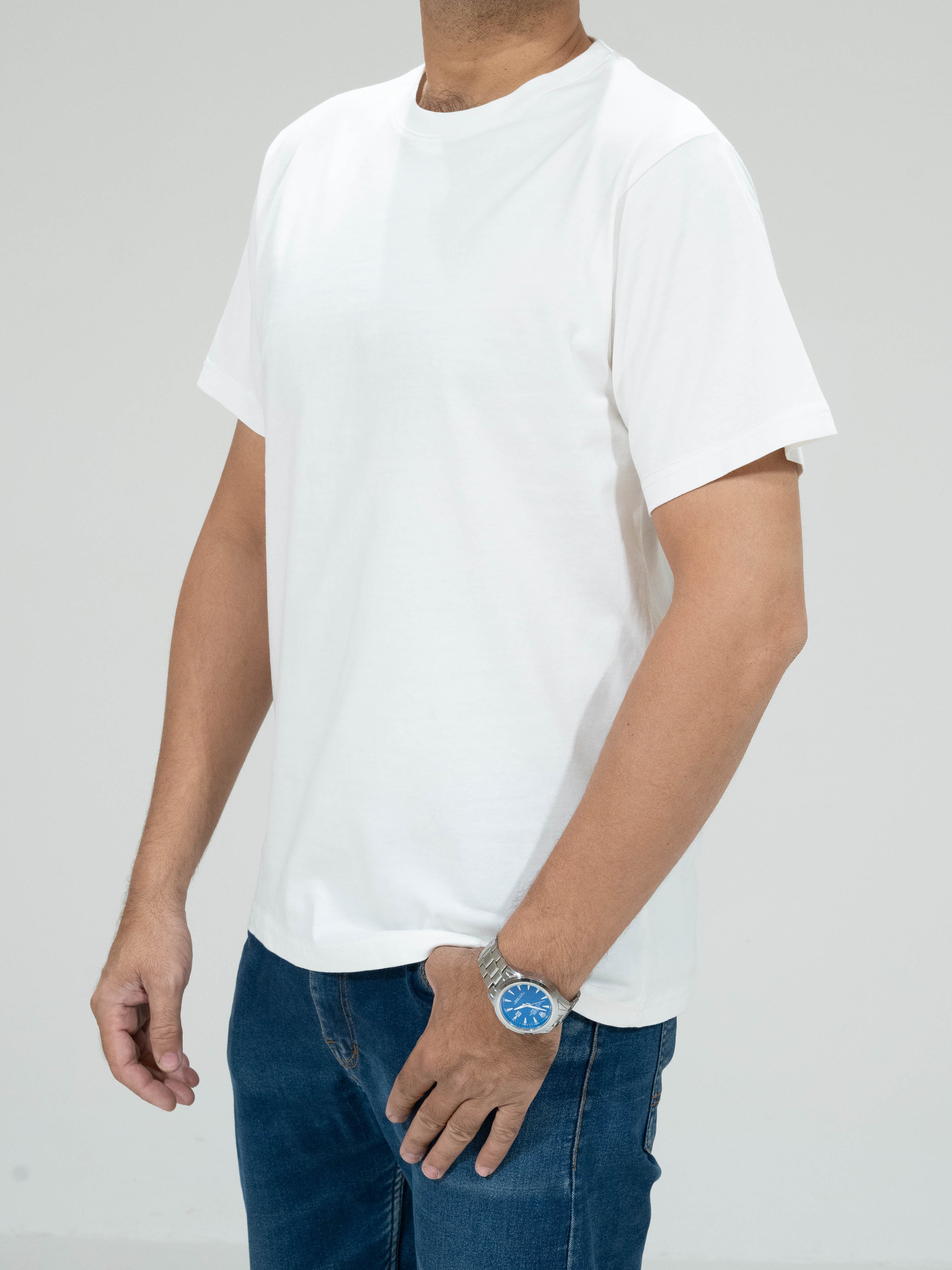 100% Cotton Round Neck T-Shirt