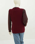 Acrylic Wool Sleeve Less Cardigan