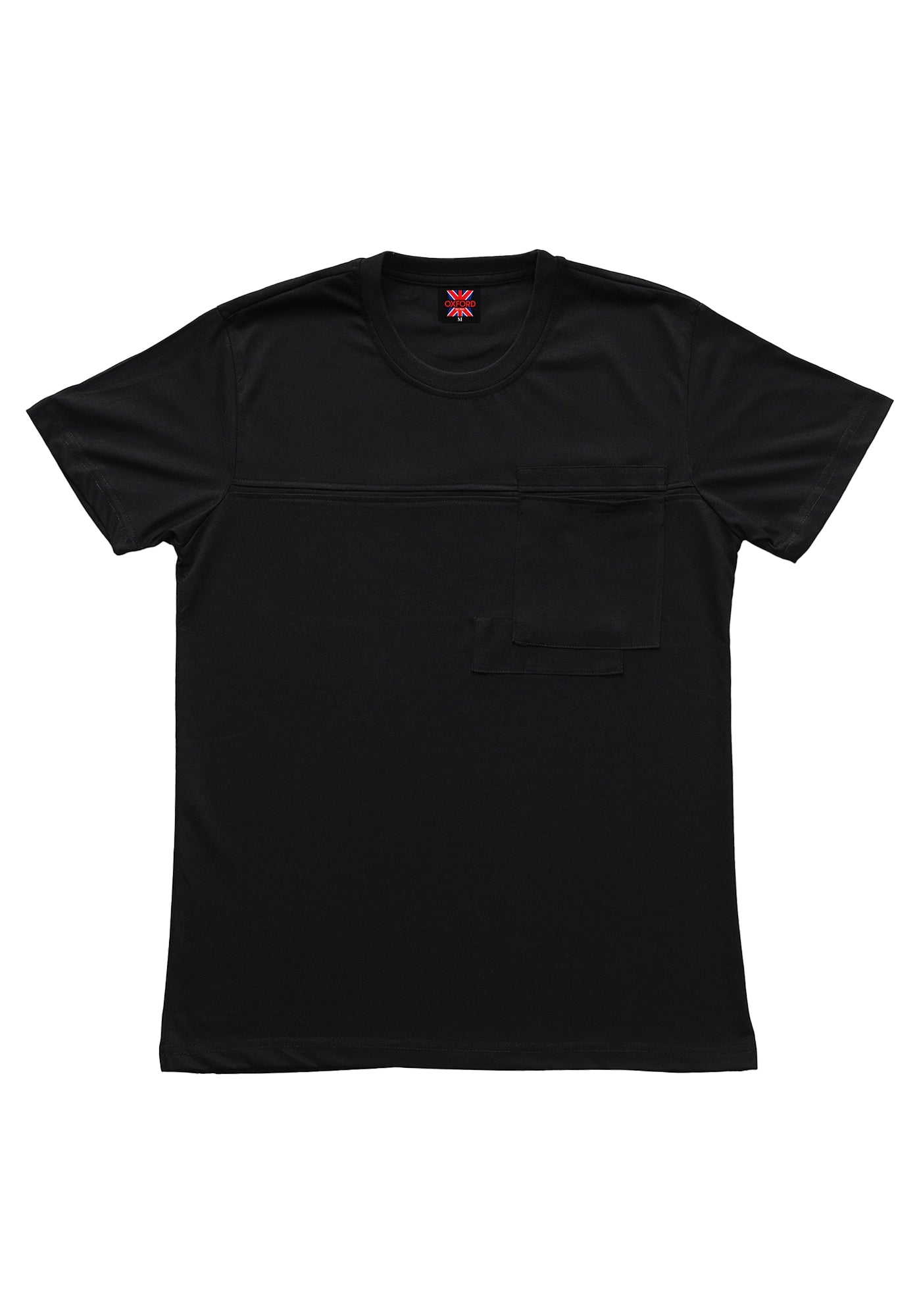 Cotton Black Round Neck T-Shirt