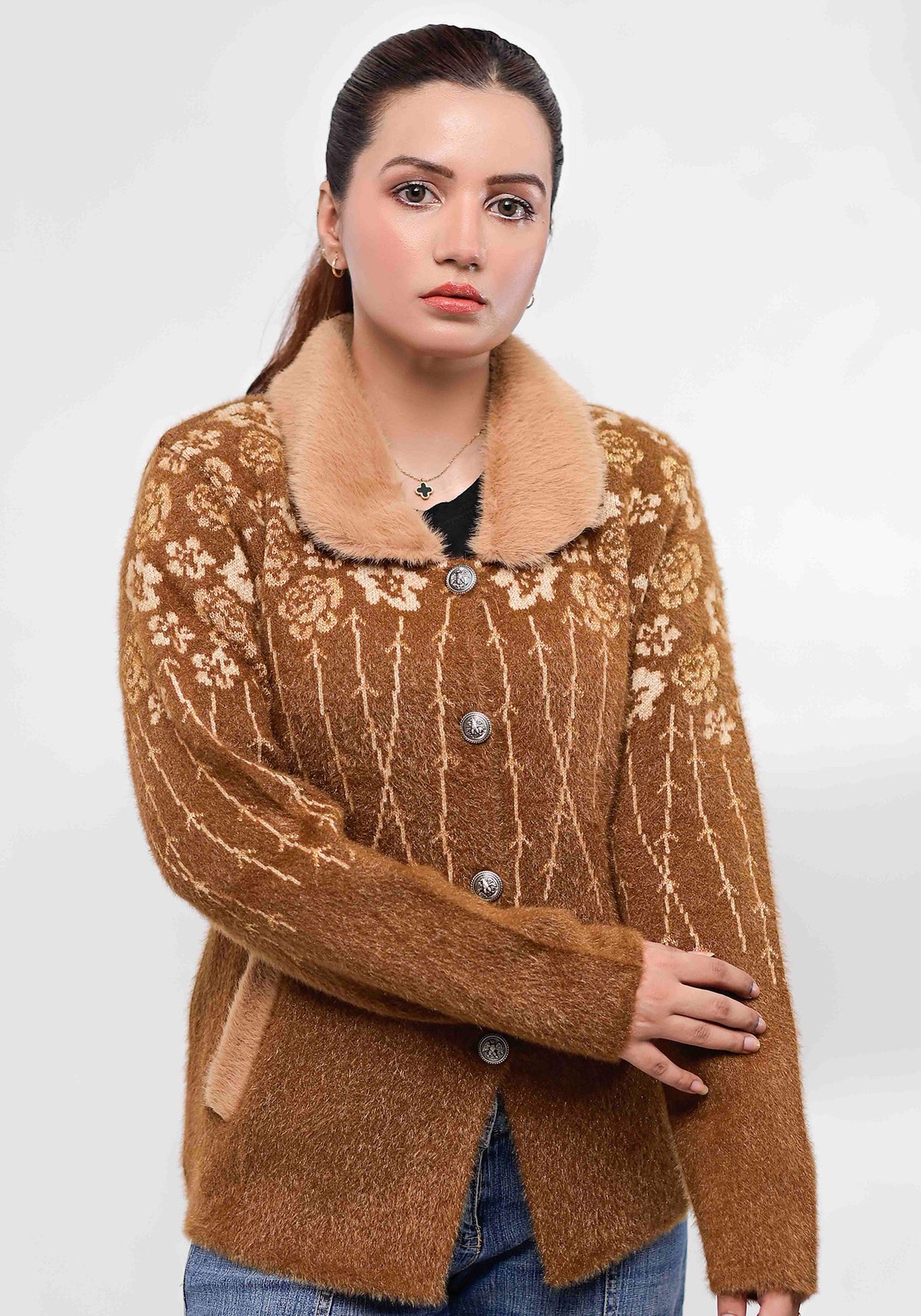 Soft Acrylic Wool Cardigan