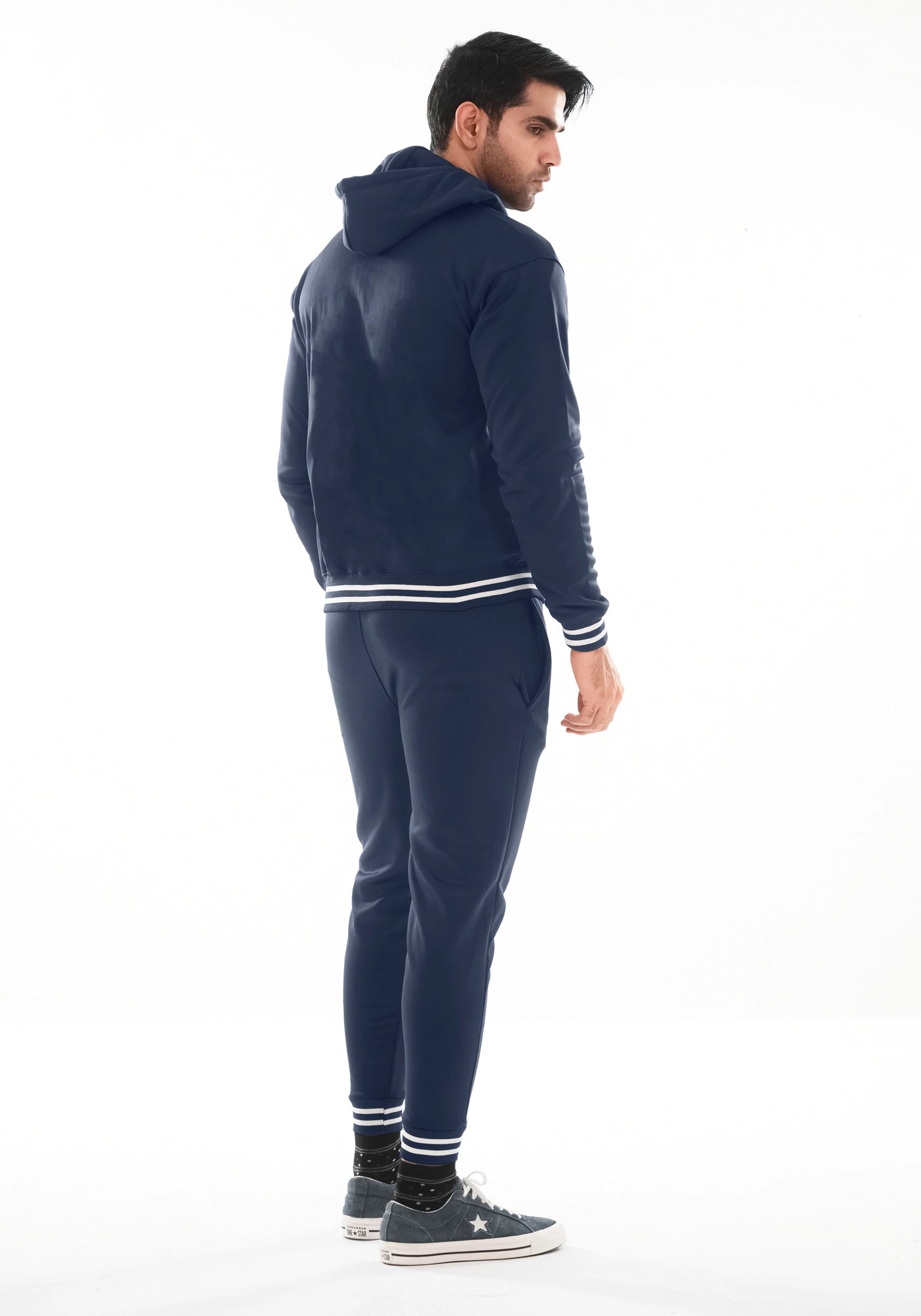 Fleece Navy Track Suit