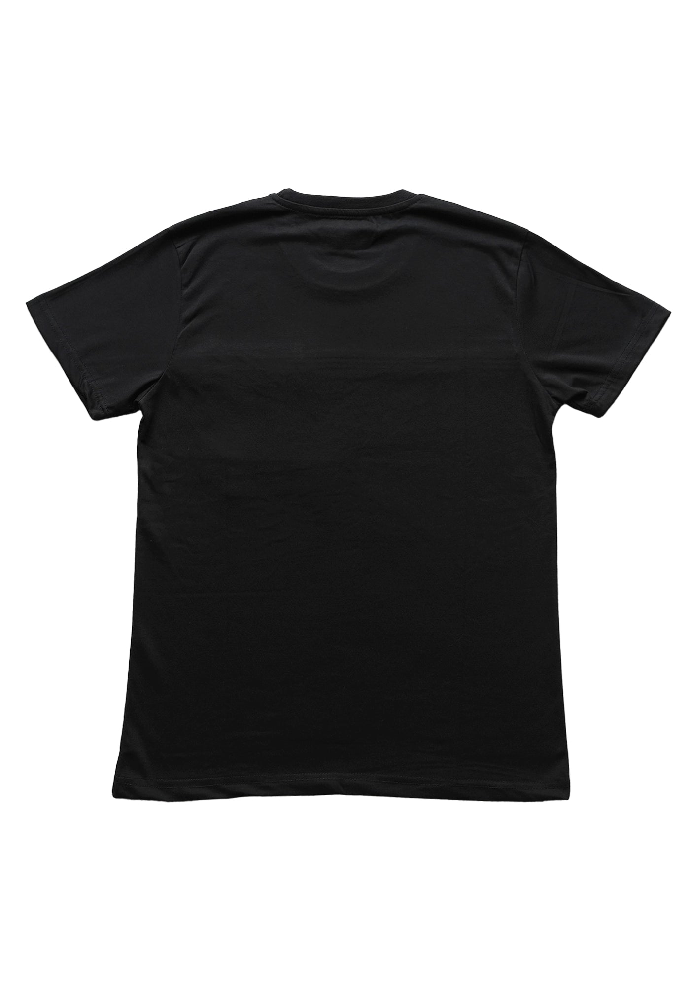 Cotton Black Round Neck T-Shirt