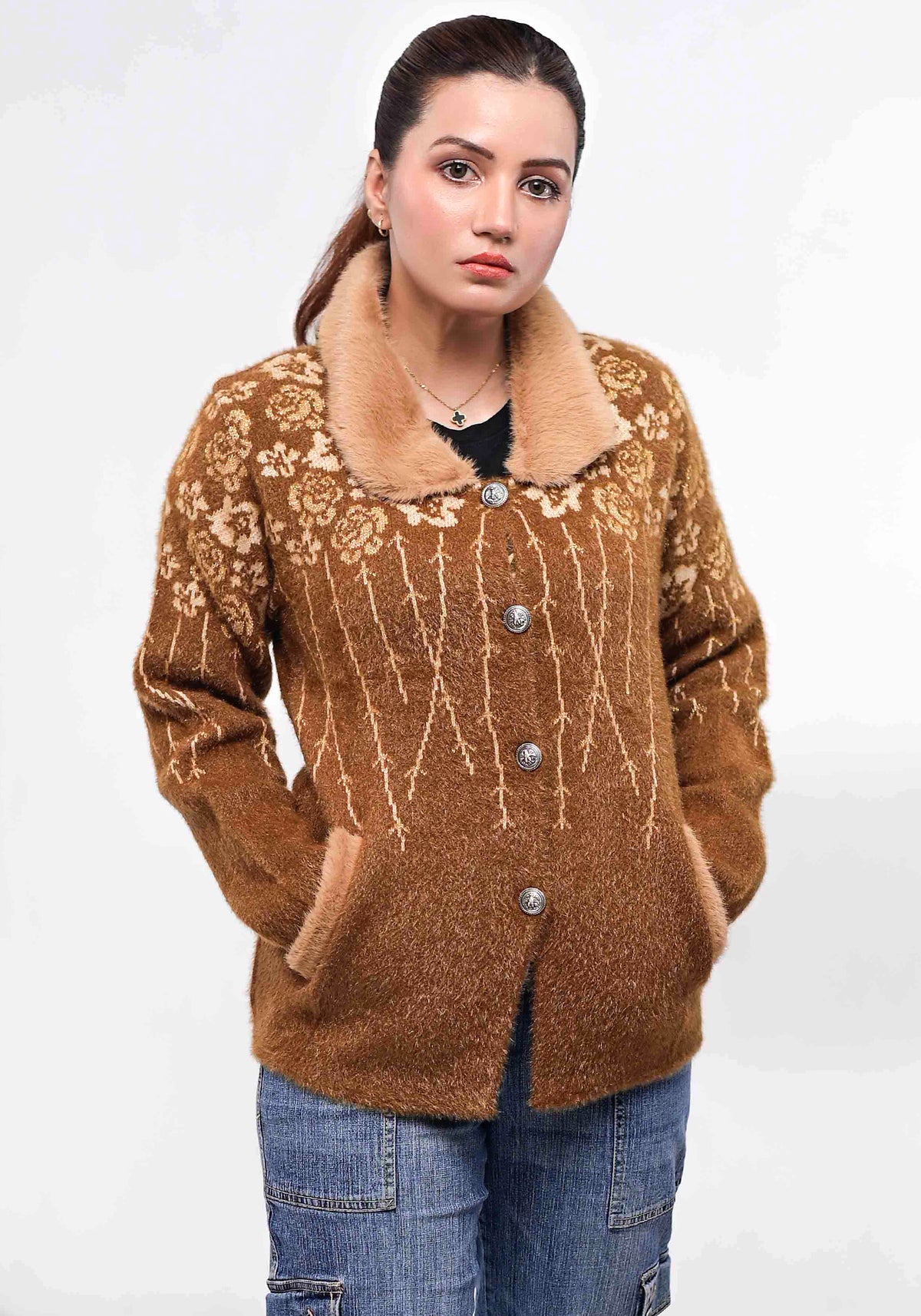 Soft Acrylic Wool Cardigan