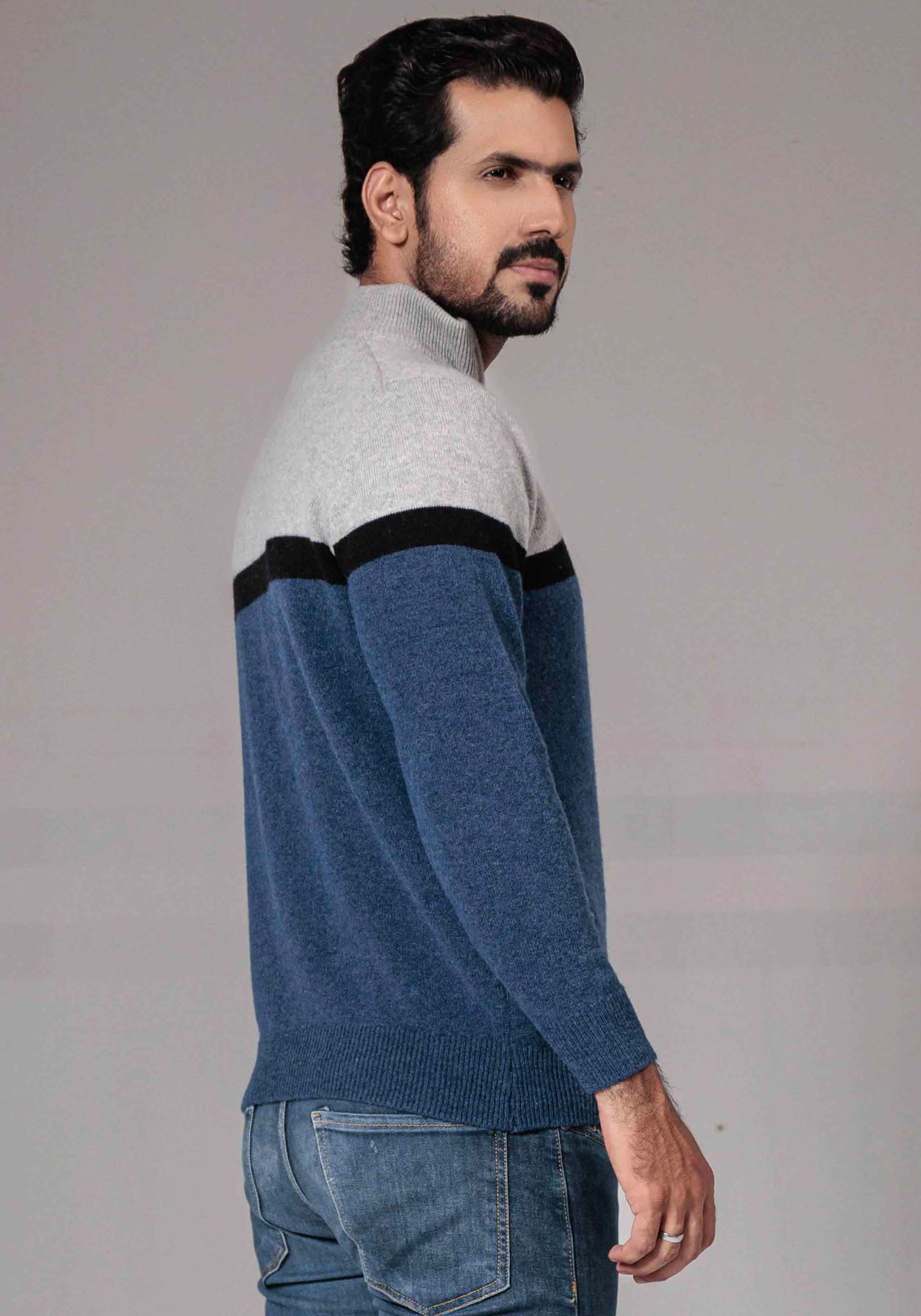 100% Lambswool Half Zipper