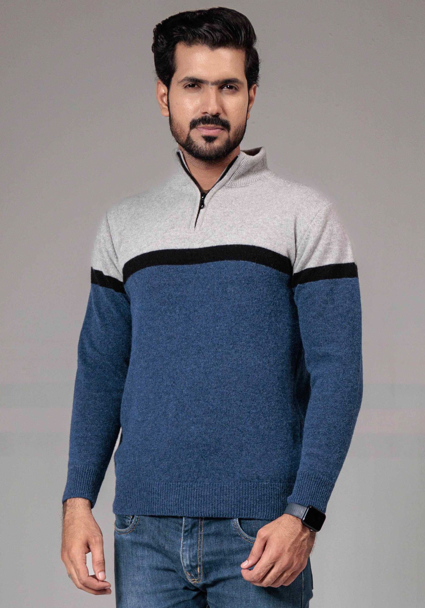 100% Lambswool Half Zipper