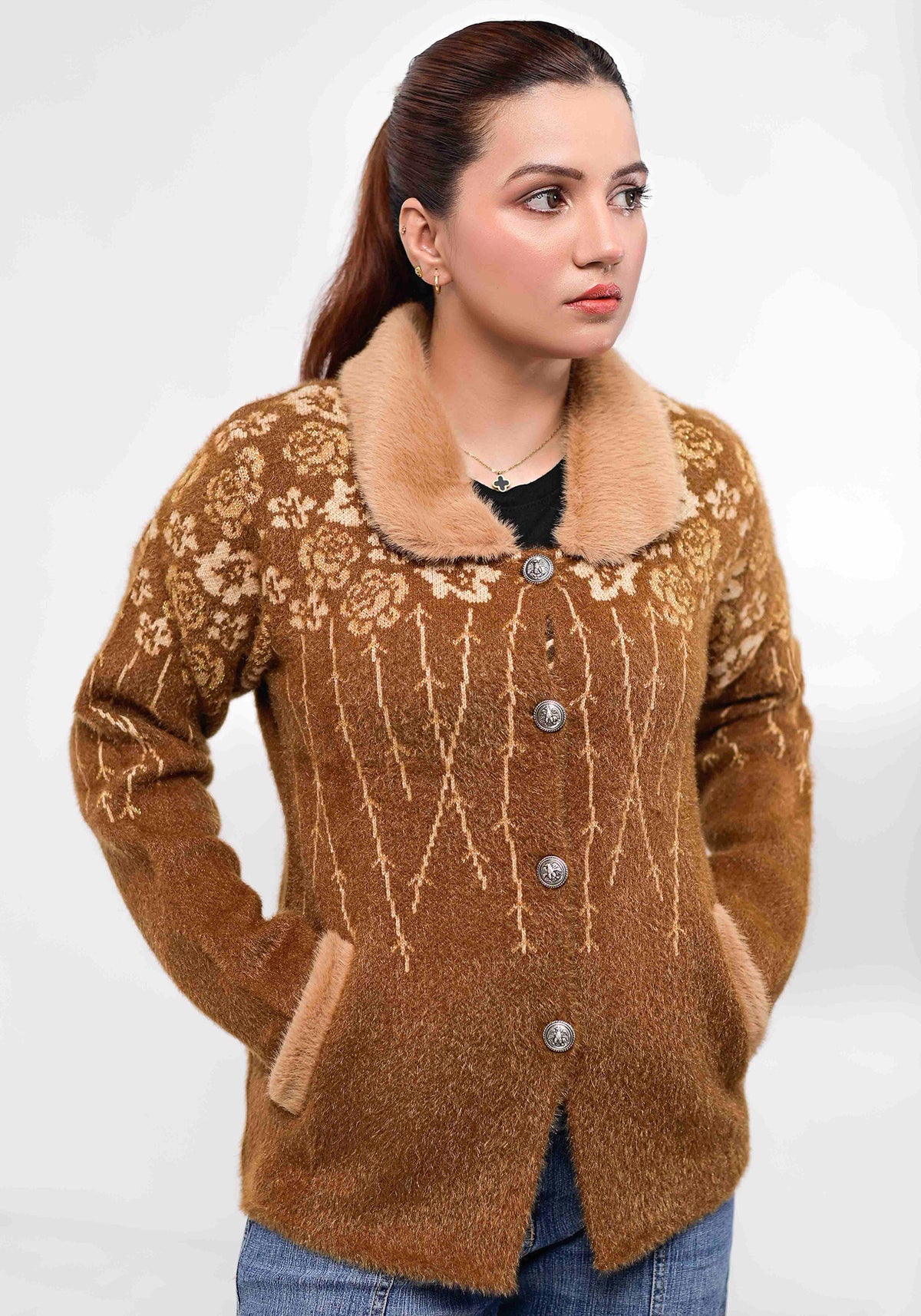 Soft Acrylic Wool Cardigan