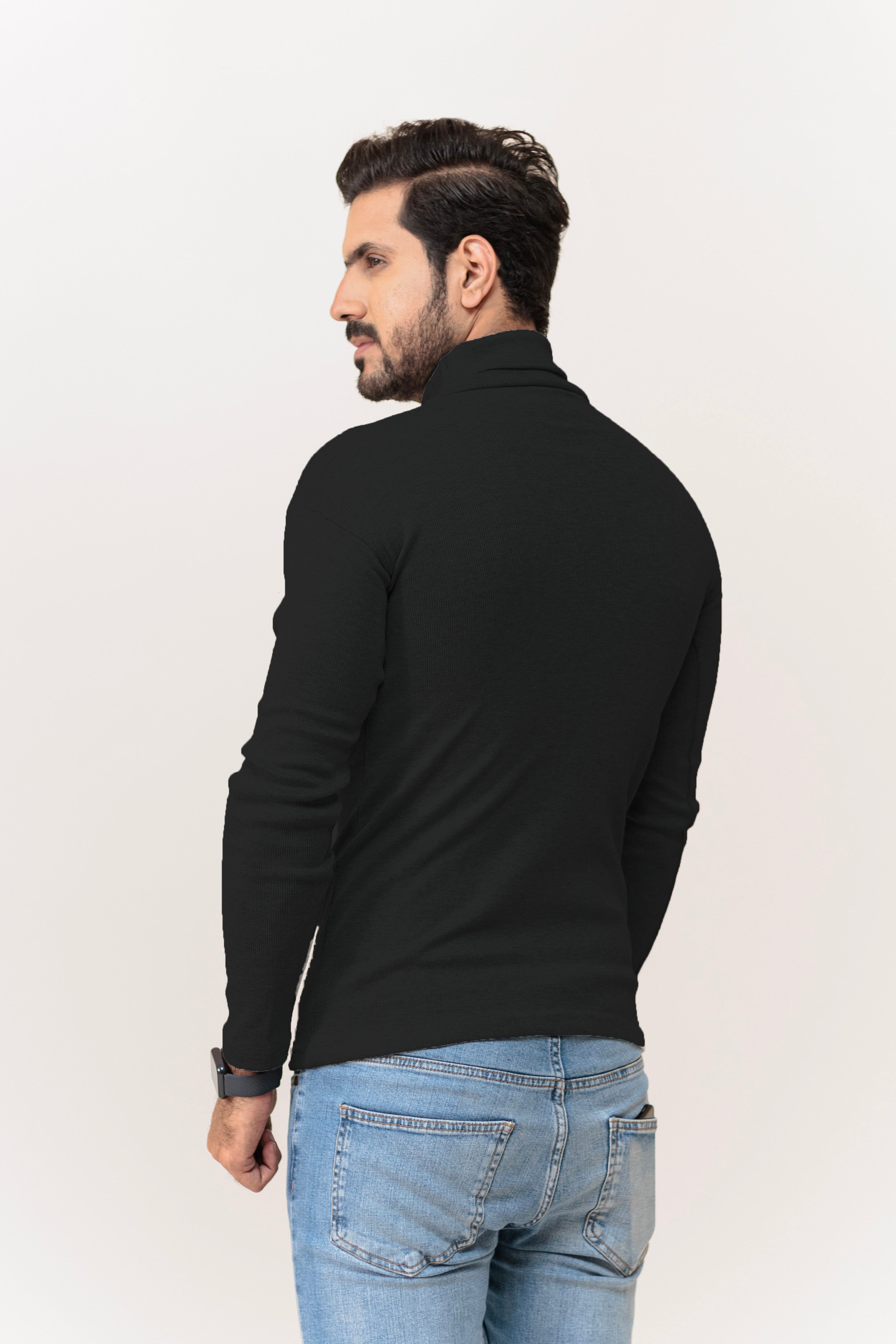 Cotton High Neck