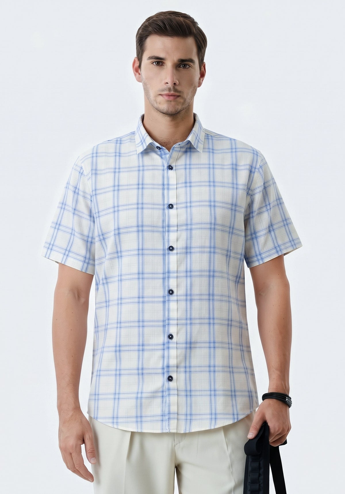 CVC Half Sleeves Casual Shirt