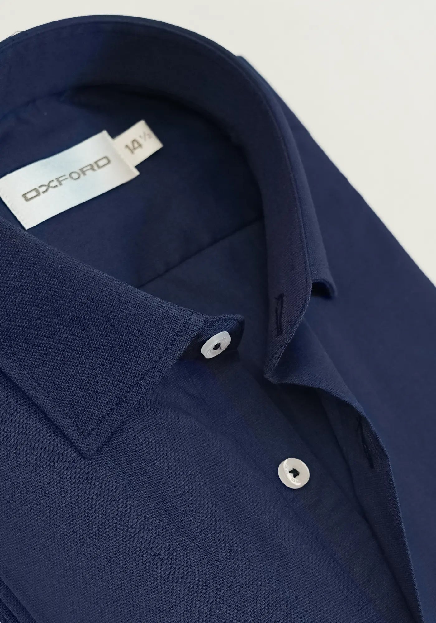 CVC Plain Navy Blue Formal Shirt