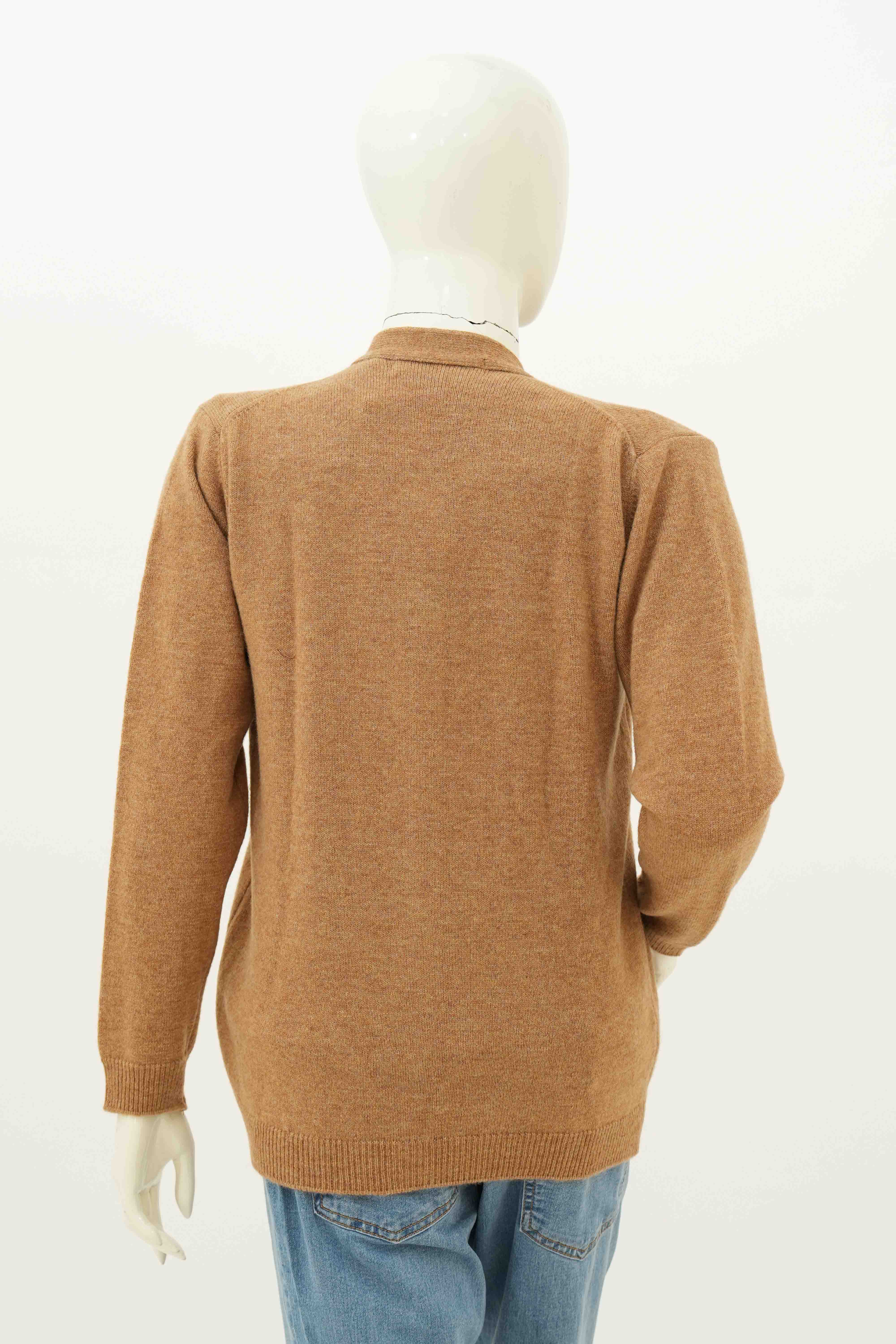100% Lambswool Plain Cardigan