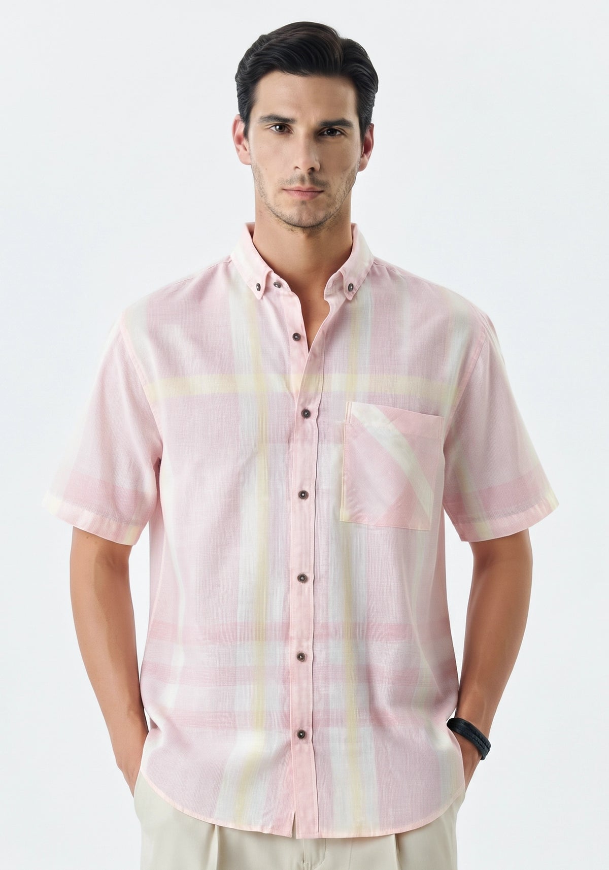CVC Half Sleeves Casual Shirt