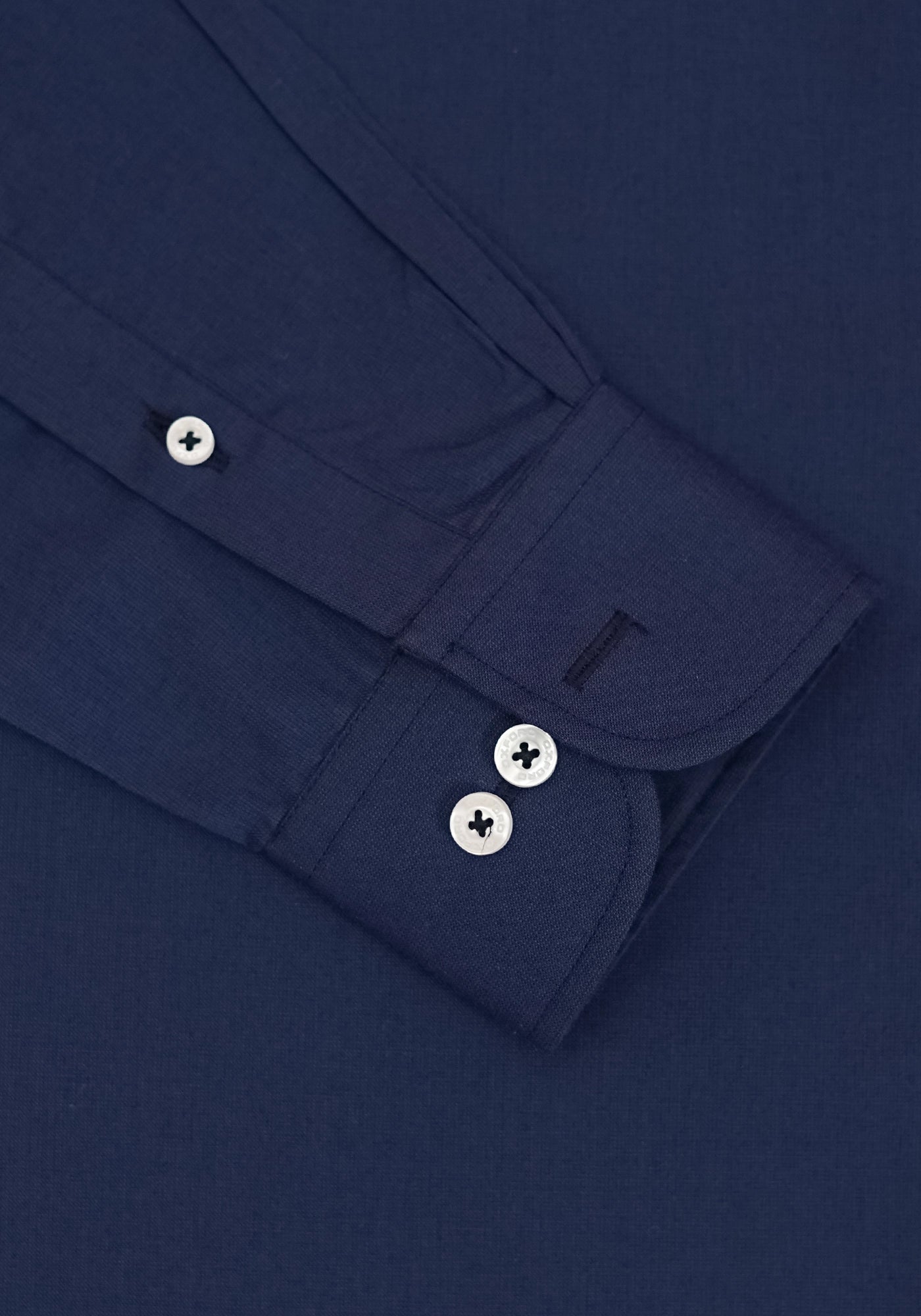 CVC Plain Navy Blue Formal Shirt