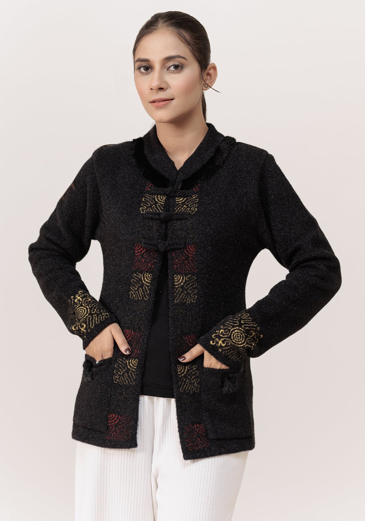 Soft Acrylic Wool Cardigan