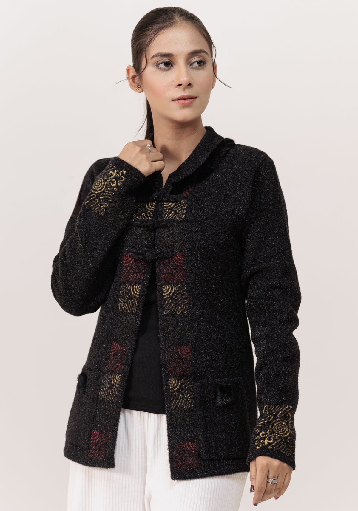 Soft Acrylic Wool Cardigan